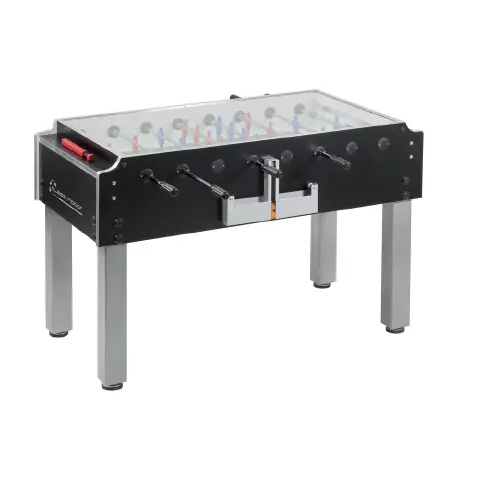 Foosball Table Football Class Revolving Rods and Top Glass