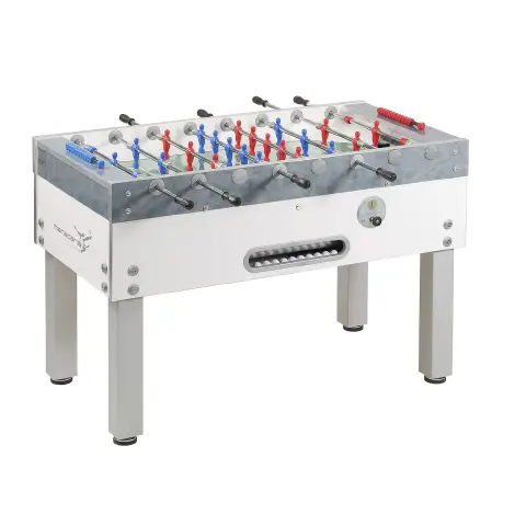 Marcanà foosball table with coin acceptor White