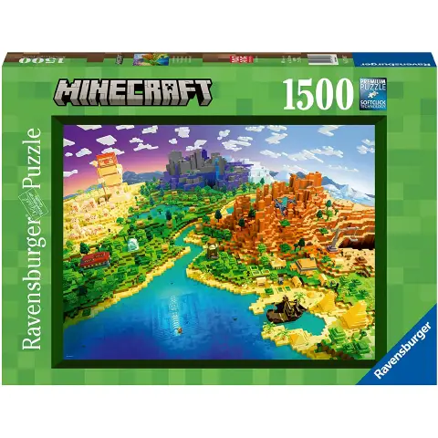 Minecraft 1500 Pieces Puzzle