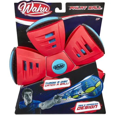 Red Wahu Phlat Ball, Throw A Disc And Catch A Ball