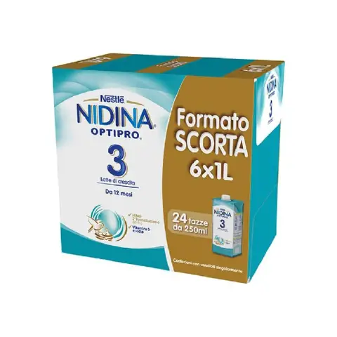 Milk Nidina Optipro 3 Liquid 6x1 Liter