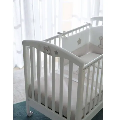 Teo White Tortora Cot Pali