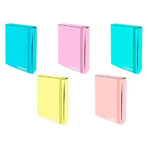 Swipe Pastel A4 Project Holder Back 6 Cm Assorted Colors