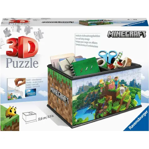 Puzzle 3d Storage Box Minecraft