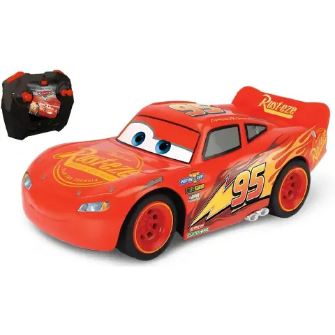 Cars Lightning Mc Queen Turbo Usb Radio Controlled 1:24 Scale