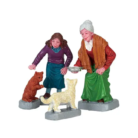 Cream Kitten Figurine Set of 4 Pieces