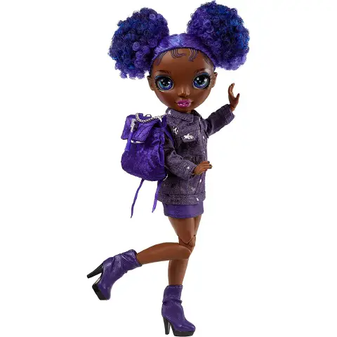 Rainbow High Junior High Doll Krystal Bailey Purple