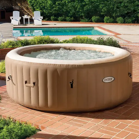 Pure Spa Bubble Massage4 Posti Con Pompa, Riscaldatore,purificazione Acqua, Telo Di Copertura