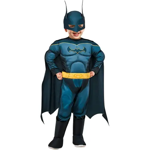 Costume Batman per Bambini - Taglia Toddler - 1/2 anni