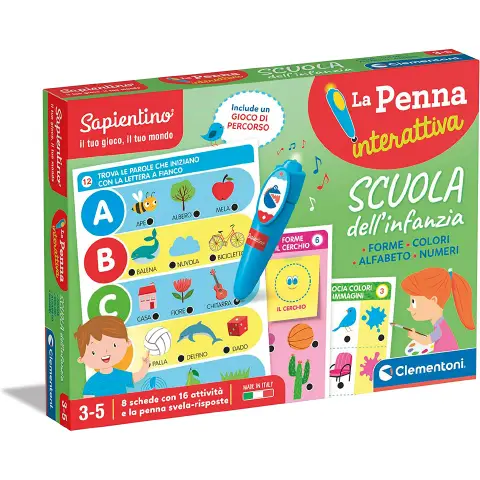 Sapientino Preschool Shapes Colors Alphabet and Numbers