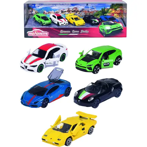 Majorette Dream Cars Italy Giftpack 5 Pieces