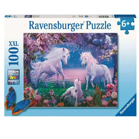 Puzzle 100 Pieces XXL Enchanted Unicorns