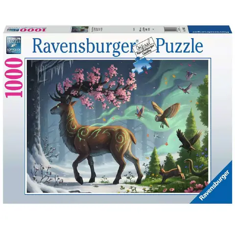 Deer in Spring Puzzle 1000 Pieces