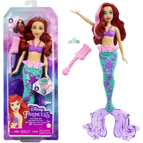 Disney Princess Doll Ariel Color Changing Hlw00