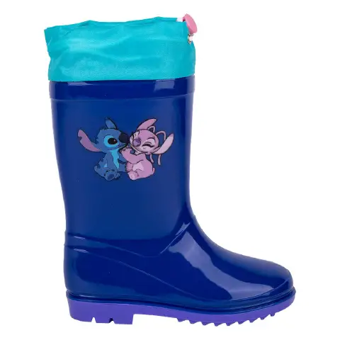 Stitch Rain Boots Pvc T032 Blue