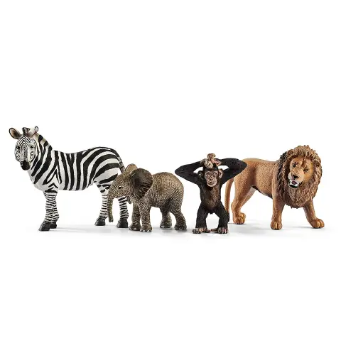 Animali della Savana – Set Base 4 pz