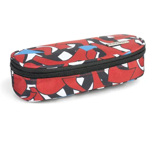 Organized Oval School Case Comix Allover Abstract