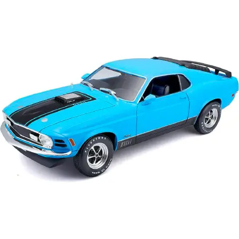 Car 1:18 Ford Mustang 1970 Mach 1 Blue