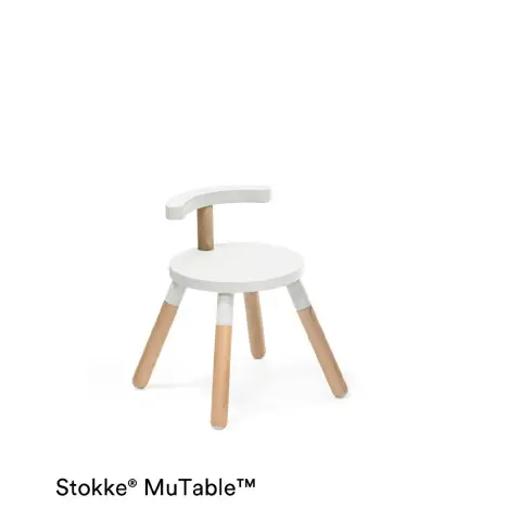 STOKKE MUTABLE WOODEN CHAIR V2 WHITE