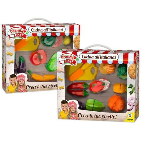 Grand Chef - Fruits And Vegetables With Assorted Velcro