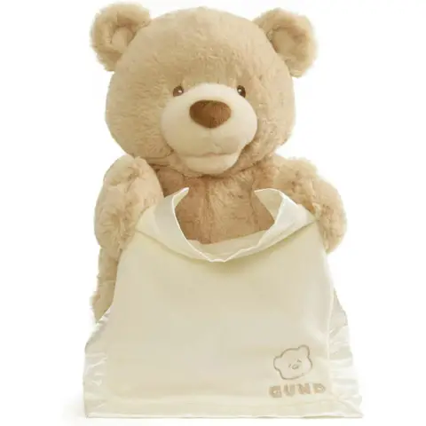 Gund Momo The Interactive Talking Bear, Plays Hide and Seek.