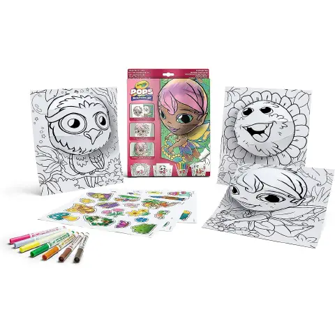 Activity Set Pops Enchanted Characters to Color and Build