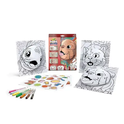 Super Set Pops Pets da Colorare e Costruire