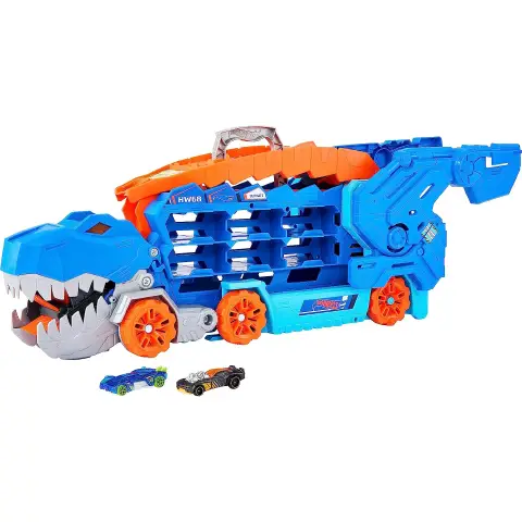 Hot Wheels City Mega T-rex Transporter HNG50