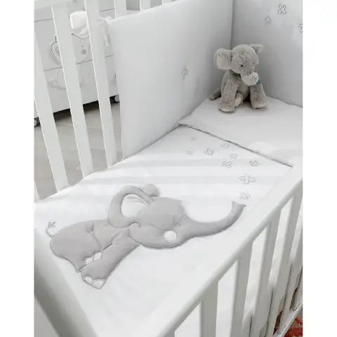 Erbesi Set Piumone Sfilabile Elly bianco