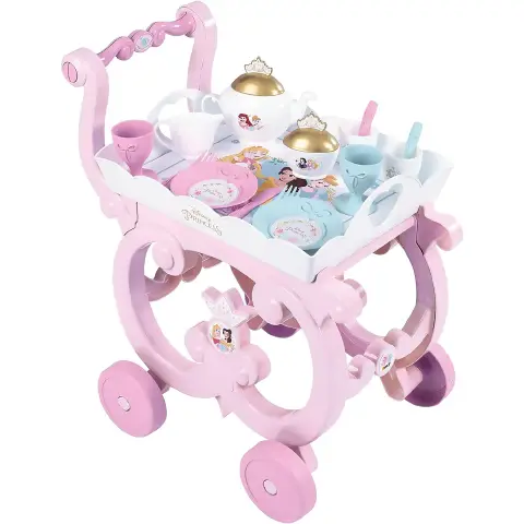 Disney Princess Tea Trolley with 17 Accessories