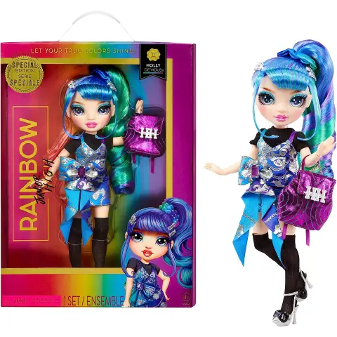 Rainbow High Doll Holly De'Vious Blue Junior High Special Edition