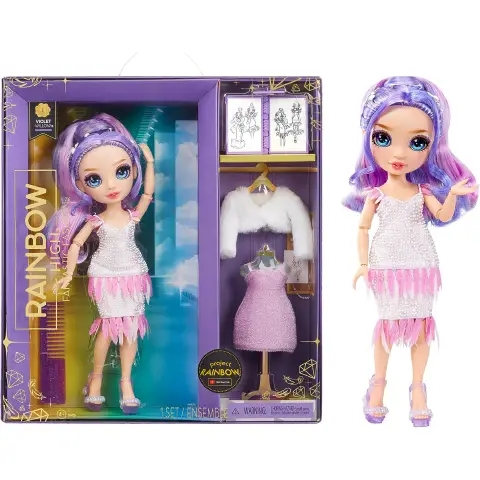 Rainbow High Fantastic Fashion Doll PURPLE