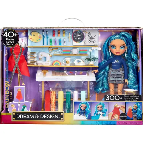 Rainbow High Dream & Design Fashion Studio Playset + Skyler Doll