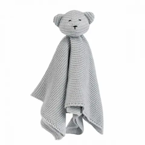 Pasito & Pasito Grey DouDou Knitted Bear