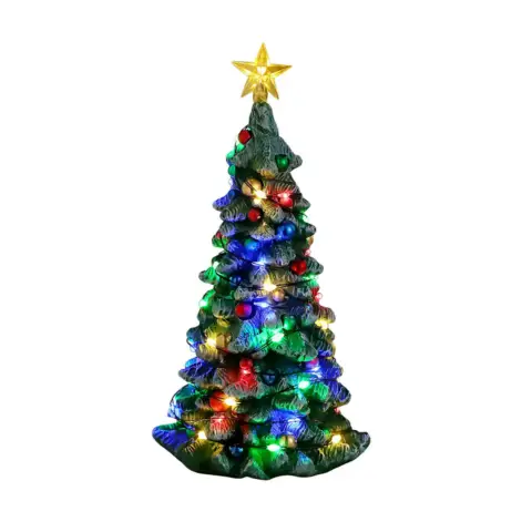 Snowy Christmas Tree: Winter Snow Magic