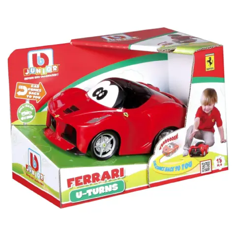 Radio control U-turns Ferrari