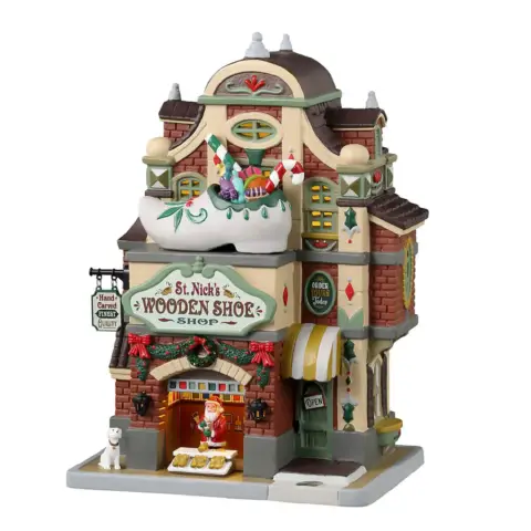 Villaggio St. Nick: La Bottega di Scarpe di Legno a Caddington Village