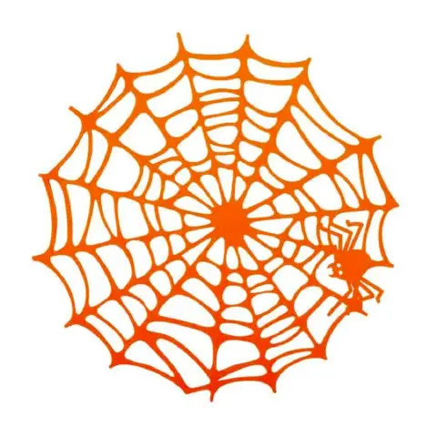 Orange Felt Web