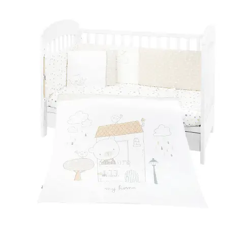 Completo Piumone e Lenzuolo Set 6pcs 60/120 My Teddy