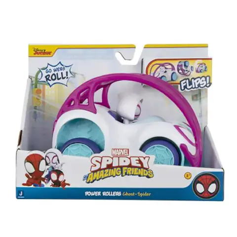 Spidey Amazing Friends Veicolo Buggy Ribaltabile di Ghost Spider