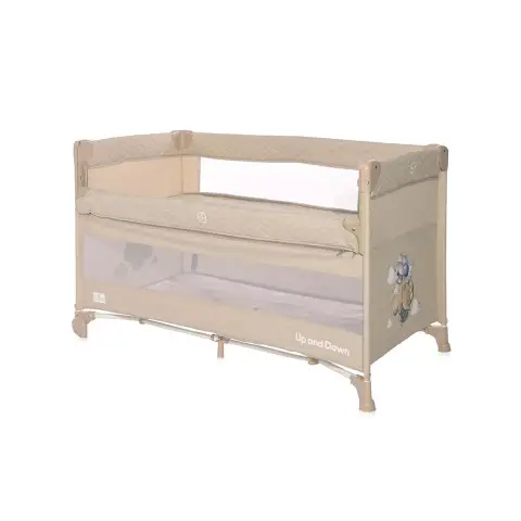 Lettino da campeggio Up and Down Beige di Lorelli