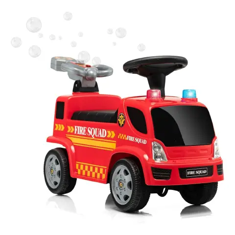 Camion dei Pompieri Elettrico per Bambini Cavalcabile 6V