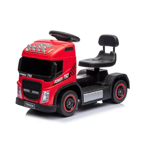 6V Electric Children's Truck with Lights and Sounds, Red