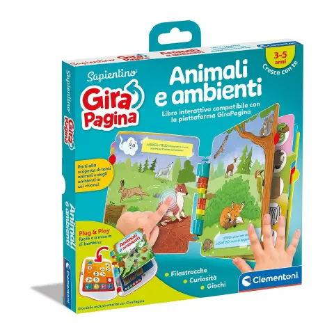 Sapientino Girapagina, Animals and Environments Book
