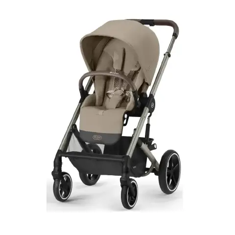 Stroller Balios S Lux Almond Beige Chassis Silver Cybex