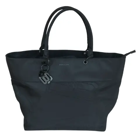 Bamboom Black Fabric Shoulder Bag