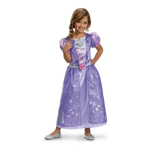 Costume Principessa Rapunzel Classic per Bambine - Taglia S - 5/6 Anni