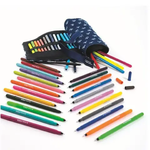 Tratto Pen Jeans Roll: 30-Piece Set in Denim Case
