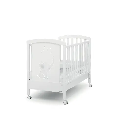Elly Cot Led White Grey
