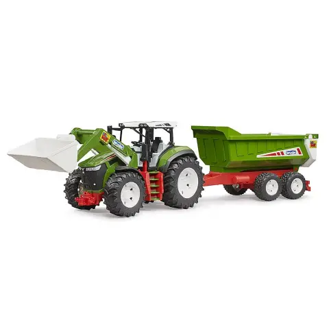 Roadmax Tractor With Shovel And Trailer